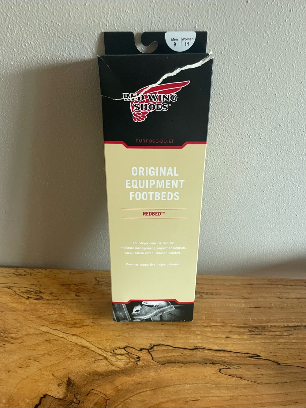 Red Wing Shoes Beige & Black Original Equipment Footbeds